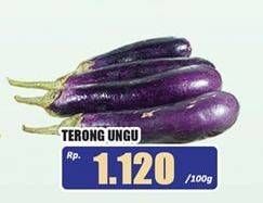 Promo Harga Terong Ungu per 100 gr - Hari Hari