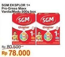 Promo Harga SGM Eksplor 1+ Susu Pertumbuhan Madu, Vanila 900 gr - Indomaret