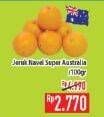Promo Harga Jeruk Navel Australia Super per 100 gr - Hypermart
