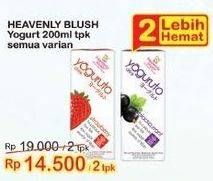 Promo Harga HEAVENLY BLUSH Yoguruto All Variants 200 ml - Indomaret