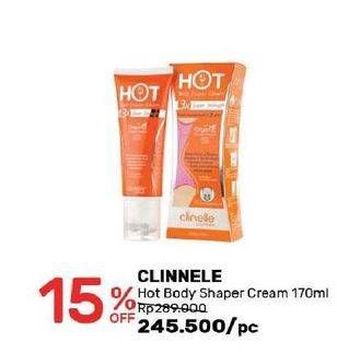 Promo Harga CLINELLE Hot Body Shaper Cream 170 ml - Guardian