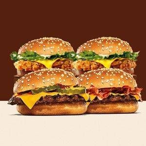 Promo Harga BURGER KING 4 Flamin Deals Mix Burger  - Burger King