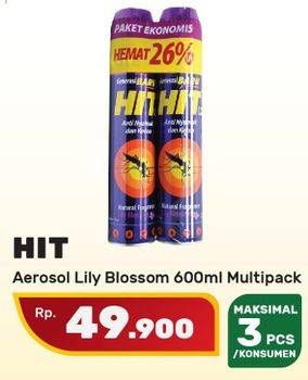 Promo Harga HIT Aerosol Lilly Blossom per 2 kaleng 600 ml - Yogya