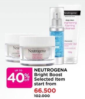 Promo Harga Neutrogena Bright Boost Cream 50 gr - Watsons