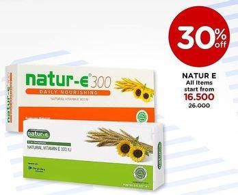 Promo Harga Natur-e Daily Nourishing 100IU/Daily Nourishing 300IU  - Watsons