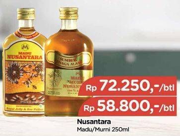 Promo Harga Madu Nusantara Madu 250 ml - TIP TOP