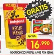 Promo Harga Indofood Kecap Manis 520 ml - Superindo