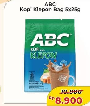 Promo Harga ABC Kopi Klepon per 5 sachet 25 gr - Alfamart