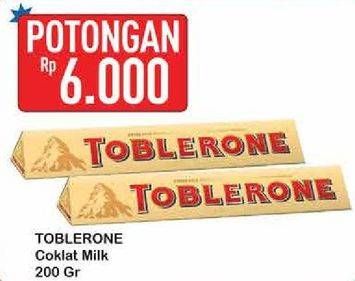 Promo Harga TOBLERONE Chocolate 200 gr - Hypermart