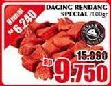 Promo Harga Daging Rendang Sapi per 100 gr - Giant