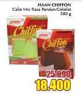 Promo Harga Haan Chiffon Cake Mix Pandan/Coklat  - Giant