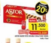 Promo Harga Astor Wafer Roll Double Chocolate 150 gr - Superindo