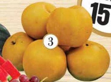 Promo Harga Pear Sinkao RRT per 100 gr - Yogya