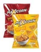 Promo Harga MAXICORN Snack Barbecue, Nacho Cheese 150 gr - Carrefour