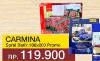 Promo Harga CARMINA Sprei Batik 180 X 200  - Yogya