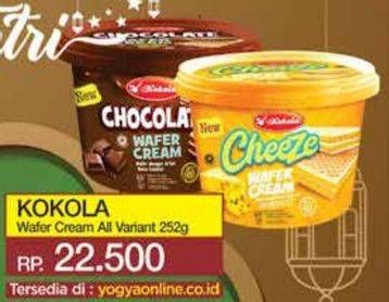 Promo Harga KOKOLA Wafer Cream All Variants 252 gr - Yogya