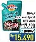 Promo Harga SEDAAP Kecap Manis Kedelai Hitam Special 550 ml - Hypermart