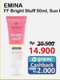 Promo Harga Emina Bright Stuff Face Wash 50 ml - Alfamart