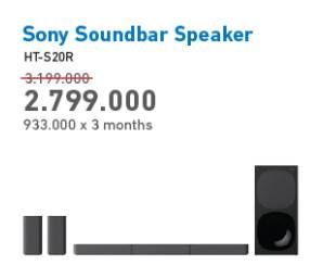 Promo Harga SONY HT-S20R Soundbar  - Electronic City