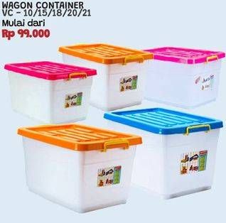 Promo Harga LION STAR Wagon Container   - Courts