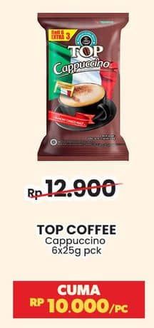 Promo Harga Top Coffee Cappuccino per 6 sachet 25 gr - Indomaret