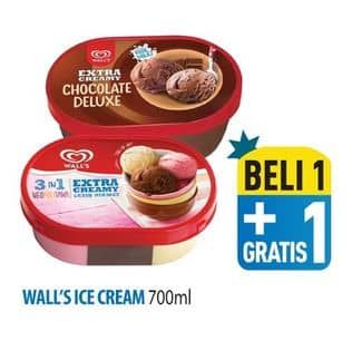 Promo Harga Walls Ice Cream 700 ml - Hypermart