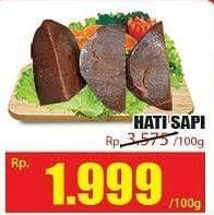 Promo Harga Beef Liver (Hati Sapi) per 100 gr - Hari Hari