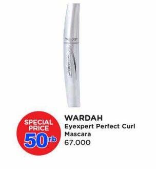 Promo Harga Wardah Eyexpert Mascara Perfect Curl 7 gr - Watsons