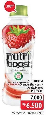 Promo Harga MINUTE MAID Nutriboost Orange, Strawberry, Mango, Apple 300 ml - Alfamidi