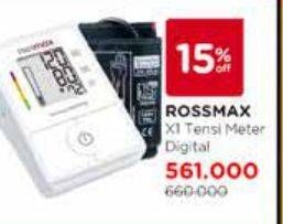 Promo Harga ROSSMAX X1 Tensimeter Digital  - Watsons