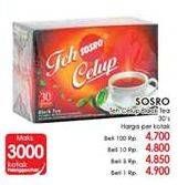 Promo Harga Sosro Teh Celup 30 pcs - LotteMart