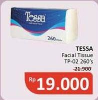 Promo Harga TESSA Facial Tissue TP-02 260 pcs - Alfamidi