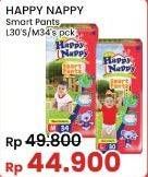 Promo Harga Happy Nappy Smart Pantz Diaper L30, M34 30 pcs - Indomaret