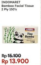 Promo Harga Indomaret Bamboo Facial Tissue 150 sheet - Indomaret