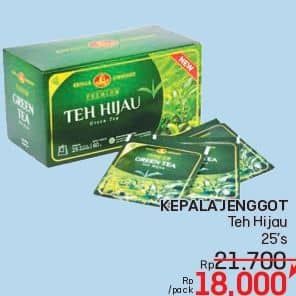 Promo Harga Kepala Djenggot Teh Celup Green Tea Premium 60 gr - LotteMart
