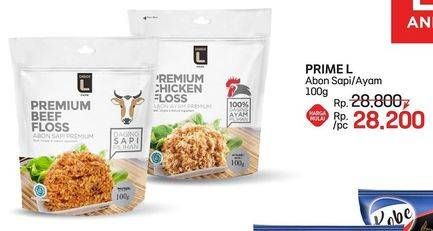 Promo Harga Prime L Abon Sapi/Ayam  - LotteMart