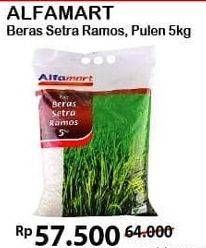 Promo Harga Alfamart Beras Setra Ramos 5 kg - Alfamart