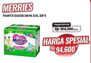 Promo Harga Merries Pants Good Skin XXL28 28 pcs - Carrefour