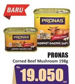 Promo Harga Pronas Corned Beef Jamur 198 gr - Hari Hari
