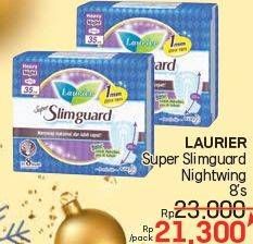 Promo Harga Laurier Super Slimguard Night 35cm 8 pcs - LotteMart