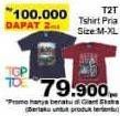 Promo Harga T2T Tshirt Pria M-XL per 2 pcs - Giant