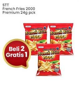 Promo Harga Siantar Top FRENCH FRIES 2000 Kentang Goreng 24 gr - Indomaret