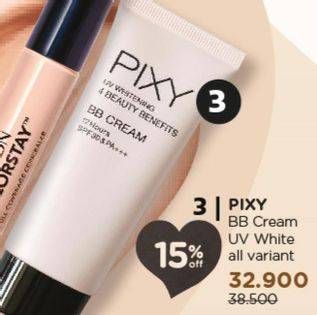 Promo Harga PIXY BB Cream UV White  - Watsons