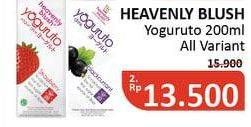 Promo Harga HEAVENLY BLUSH Yoguruto All Variants 200 ml - Alfamidi