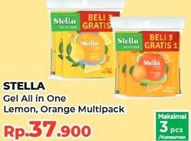 Promo Harga Stella All In One Lemon, Orange 42 gr - Yogya