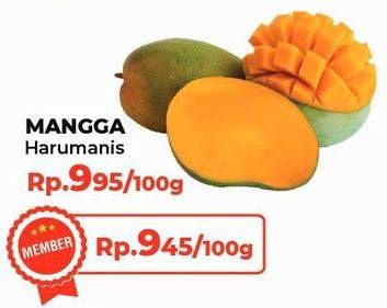 Promo Harga Mangga Harum Manis per 100 gr - Yogya