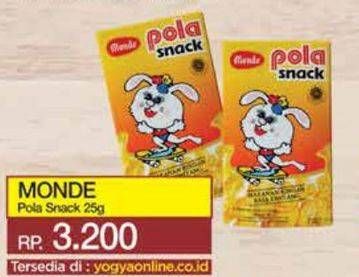 Promo Harga MONDE Pola Snack 25 gr - Yogya