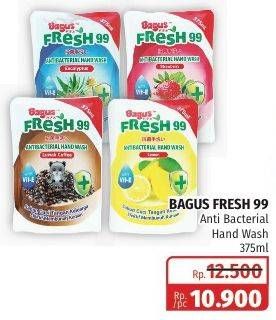 Promo Harga BAGUS Fresh 99 Antibacterial Hand Wash 375 ml - Lotte Grosir