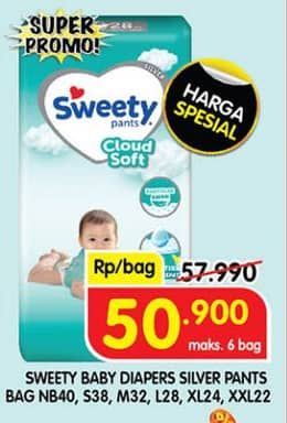 Promo Harga Sweety Silver Pants/Comfort  - Superindo
