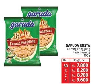 Promo Harga Garuda Rosta Kacang Panggang Rasa Bawang 100 gr - Lotte Grosir